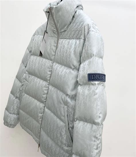 dior oblique jacke grau|Dior Oblique Down Jacket Gray Nylon Jacquard Men's .